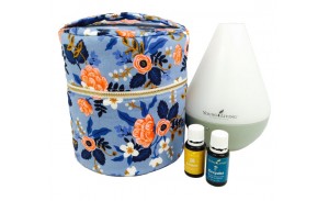 Young Living Essential Oil And Diffuser Case Pattern With Interior Pockets for your oils! Fits Young Living's Desert Mist, Home, Dewdrop, and Rainstone Diffusers